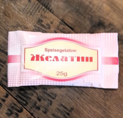 Gelatine (varken) 25g / Желатин