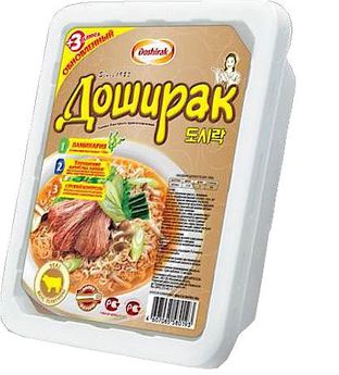 Doshirak-noedels met kalfssmaak/Доширак Лапша со вкусом телятины