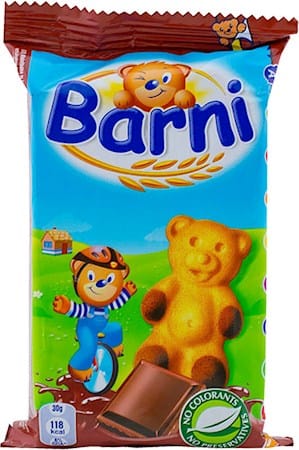 Barni met chocolade créme / Barni Prajitura Crema cu Ciocolata