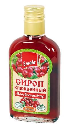 Сироп клюквенный натуральный