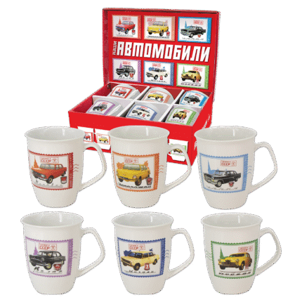 Набор кружек "Автомобили СССР"