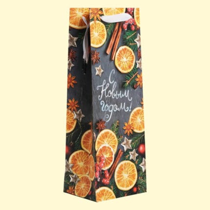 Bottle bag "Oranges"