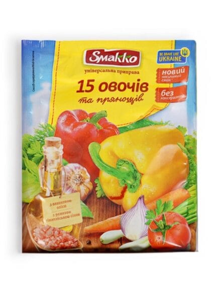 Приправка универсальная "15 овощей и пряностей" / 15 овочiв та прянощiв