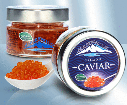 Pink salmon caviar (wild)