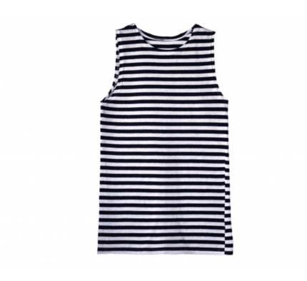 Navy sleeveless shirt