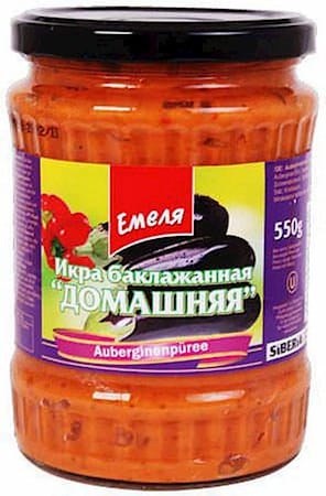 Икра баклажанная домашняя Емеля