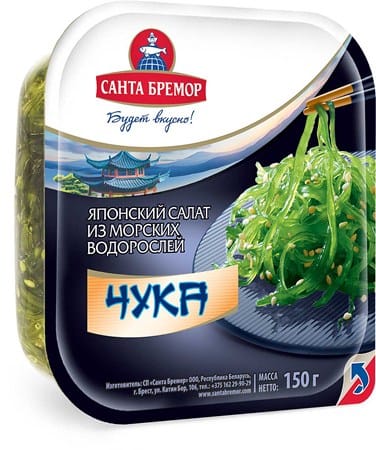 Japanse Zeewiersalade Chuka / Японский салат из морских водорослей Чука / Japanese Seaweed Salad Chuka