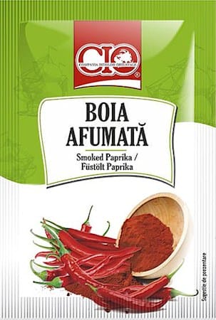 Rode gerookte paprika / Boia de ardei afumata