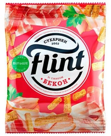 Сухарики пшенично-ржаные со вкусом «Бекона»