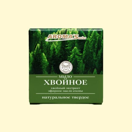 Твердое мыло натуральное Хвойное