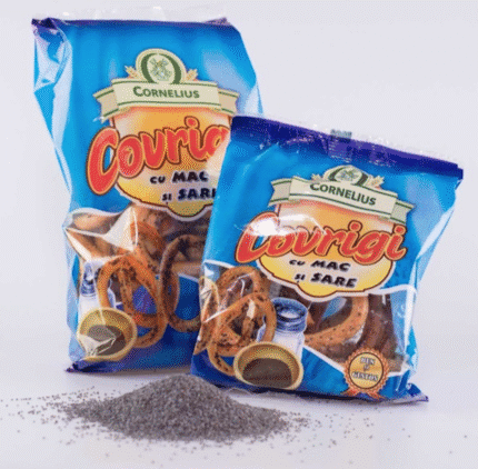 Soeshka met zout en maanzaad / Covrigi mac si sare