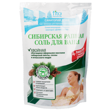 Siberisch badzout / Сибирская репная соль для ванн. Хвойная
