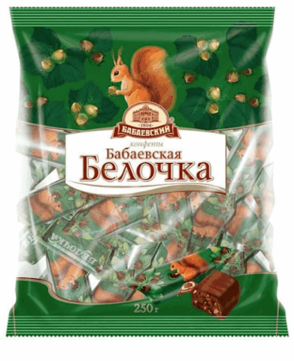 Шоколадные конфеты "Бабаевская Белочка"