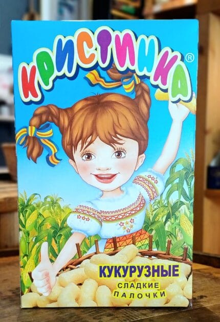 Кукурузные палочки сладкие Кристинка / Pufuleti Dulci Cristinuta