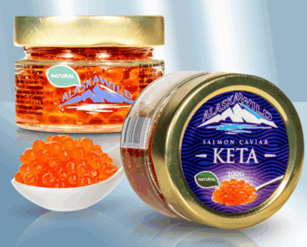 Икра дикой кеты 100г.