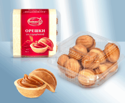 Cookies "Walnuts" with condensed milk