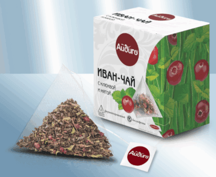 Иван-чай «Утренняя роса» с клюквой и мятой