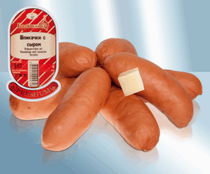 Сырные колбаски Шпикачки с Сыром