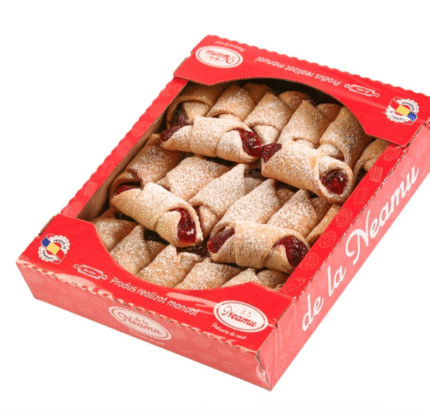 Neamul Croissants met Frambozenjam / Cornulete cu zmeura