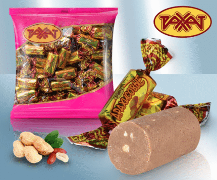 Pinda snoepjes met pinda's