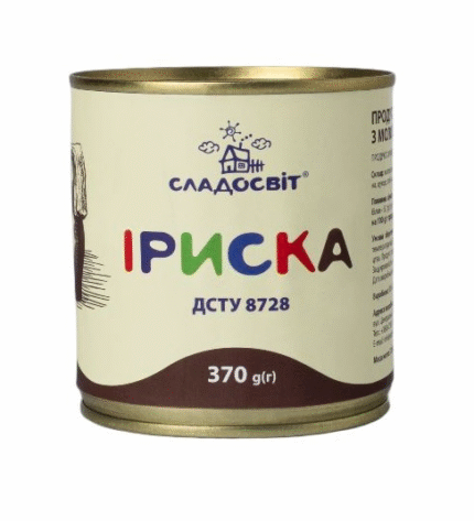 Gekookte gecondenseerde melk "IRISKA"