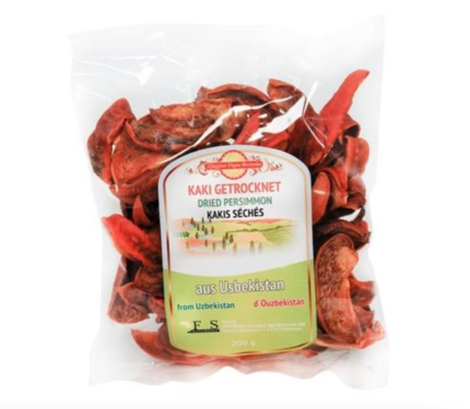 Gedroogde kaki uit Oezbekistan