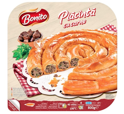BONITO Placinta met vleesvulling / Placinta cu carne de vita